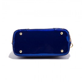 Women Patent Leather Handbag Large Capacity Sequin Casual Crossbody Bag