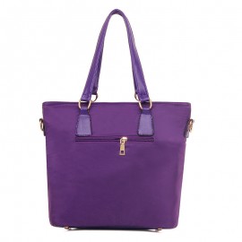 Women Plain Nylon Six-piece Set Handbag Shoulder Bag Clutch Bag