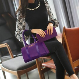 Women Plain Nylon Six-piece Set Handbag Shoulder Bag Clutch Bag