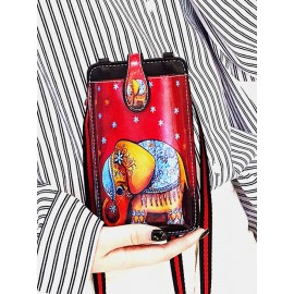Women Print 6.5 Inch Phone Bag Crossbody Bag