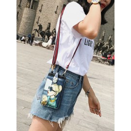 Women Print 6.5 Inch Phone Bag Crossbody Bag