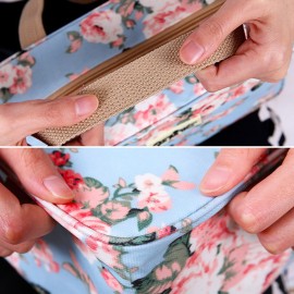 Women Print Nylon Waterproof Travel Bag Swim Wash Storage Bag