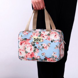 Women Print Nylon Waterproof Travel Bag Swim Wash Storage Bag