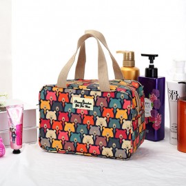 Women Print Nylon Waterproof Travel Bag Swim Wash Storage Bag