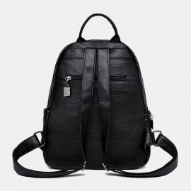 Women Soft Leather Backpack Purse Anti theft Backpack Rucksack Purse