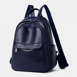 Women Soft Leather Backpack Purse Anti theft Backpack Rucksack Purse