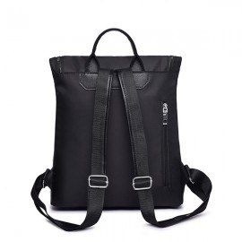 Women Solid Backpack Casual School Bag Leisure Shoulder Bag