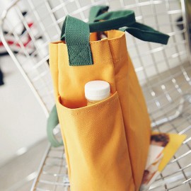 Women Solid Canvas Leisure Crossbody Bag Large Capacity Handbag