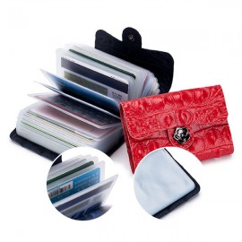 Women Solid Genuine Leather 26 Card Slot Wallet