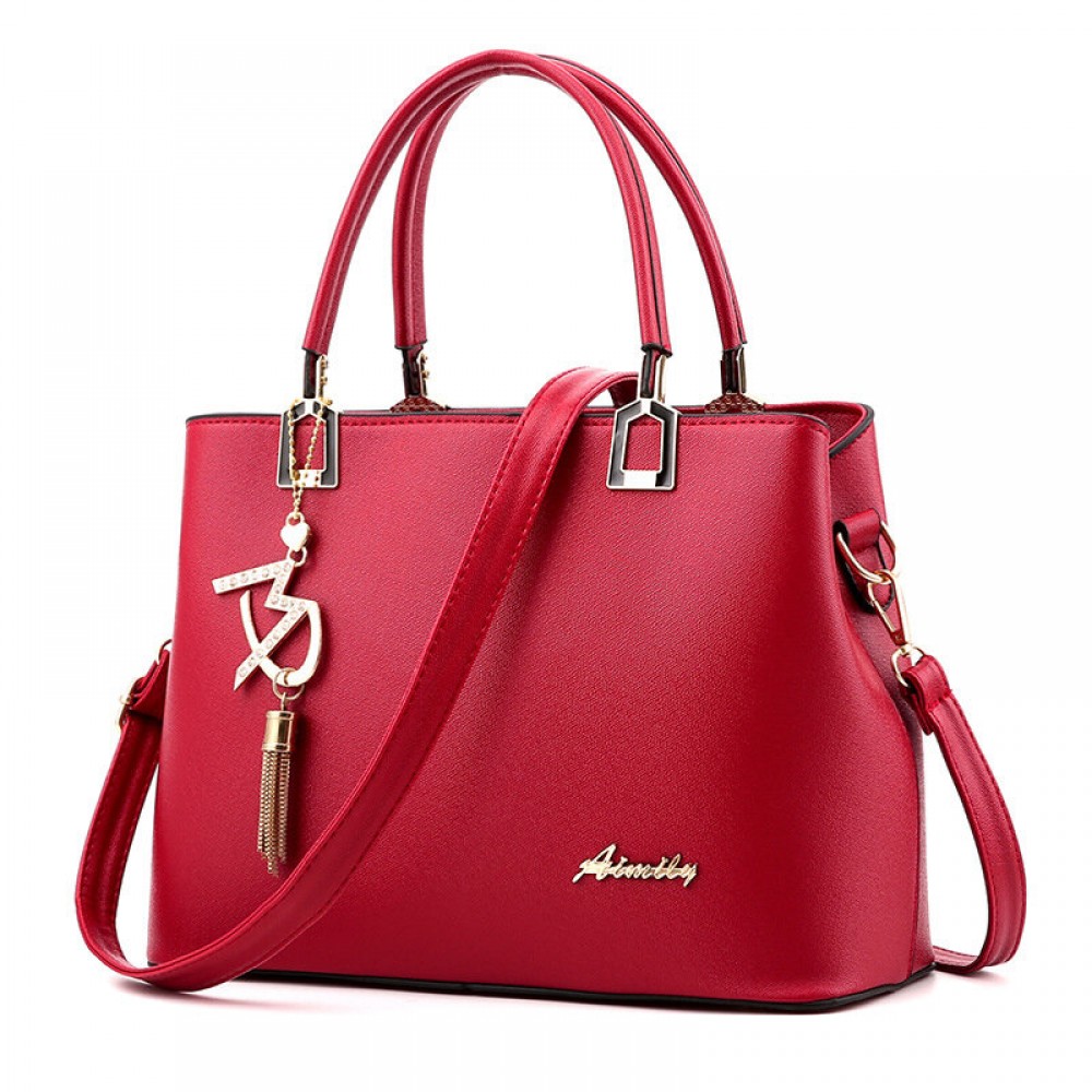 Women Solid Large Capacity Casual Crossbody Bag Shoulder Bag