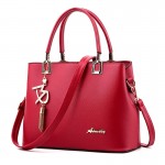 Women Solid Large Capacity Casual Crossbody Bag Shoulder Bag