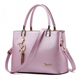 Women Solid Large Capacity Casual Crossbody Bag Shoulder Bag