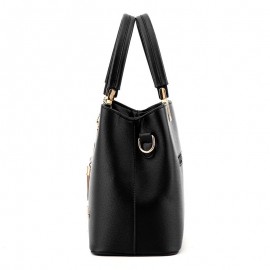 Women Solid Large Capacity Casual Crossbody Bag Shoulder Bag