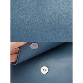 Women Solid Minimalism Crossbody Bag PU Leather Shoulder Bag