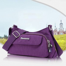 Women Solid Waterproof Bag Casual Crossbody Bag