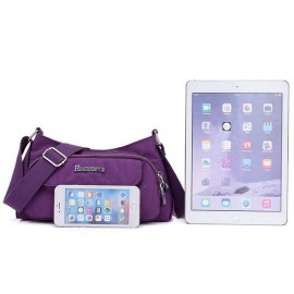 Women Solid Waterproof Bag Casual Crossbody Bag