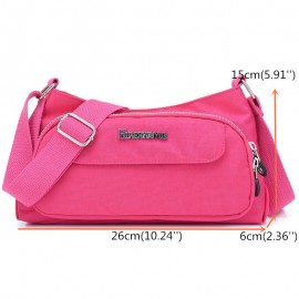 Women Solid Waterproof Bag Casual Crossbody Bag