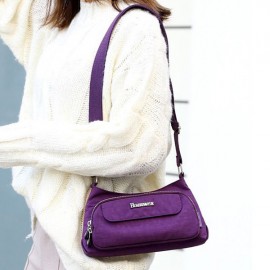 Women Solid Waterproof Bag Casual Crossbody Bag