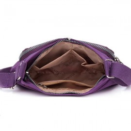 Women Solid Waterproof Bag Casual Crossbody Bag