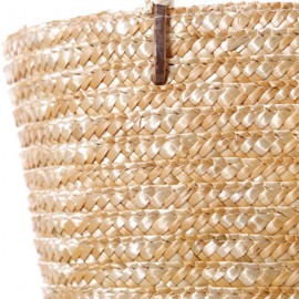 Women Straw Flower Designer Handbag Vocation Beach Bag