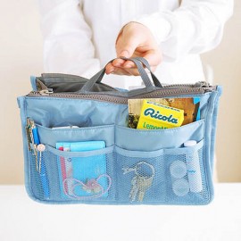 Women Travel Insert Handbag Nylon Large Liner Organizer Tidy Bag Cosmetic Bag