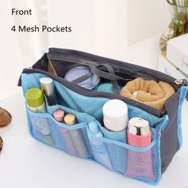 Women Travel Insert Handbag Nylon Large Liner Organizer Tidy Bag Cosmetic Bag