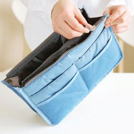 Women Travel Insert Handbag Nylon Large Liner Organizer Tidy Bag Cosmetic Bag