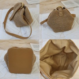 Women Travel Summer Beach Large Capacity Straw Handbag Shoulder Bag