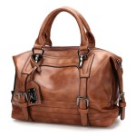 Women Vintage Boston Handbag Shoulder Bag Crossbody Bag For Women