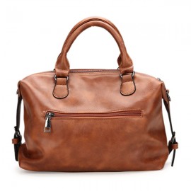 Women Vintage Boston Handbag Shoulder Bag Crossbody Bag For Women