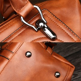 Women Vintage Boston Handbag Shoulder Bag Crossbody Bag For Women