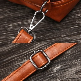 Women Vintage Boston Handbag Shoulder Bag Crossbody Bag For Women