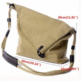 Women Vintage Canvas Casual Large Capacity Crossbody Bags Leisure Retro Shoulder Bags