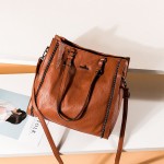 Women Vintage Large Capacity 13.3 Inch Laptop Bag Crossbody Bag Shoulder Bag Tote