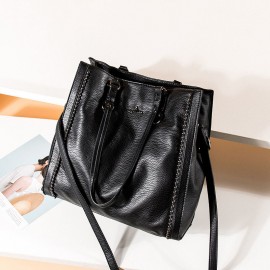 Women Vintage Large Capacity 13.3 Inch Laptop Bag Crossbody Bag Shoulder Bag Tote