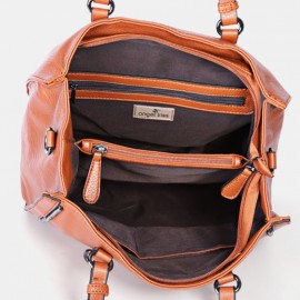 Women Vintage Large Capacity 13.3 Inch Laptop Bag Crossbody Bag Shoulder Bag Tote