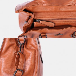 Women Vintage Large Capacity 13.3 Inch Laptop Bag Crossbody Bag Shoulder Bag Tote