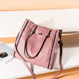 Women Vintage Large Capacity 13.3 Inch Laptop Bag Crossbody Bag Shoulder Bag Tote
