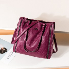 Women Vintage Large Capacity 13.3 Inch Laptop Bag Crossbody Bag Shoulder Bag Tote