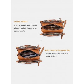Women Vintage Multifunctional Crossbody Bag