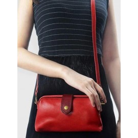 Women Vintage PU Leather Cylindrical Bag Crossbody Bag Shoulder Bag