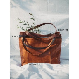 Women Vintage Weekender Bag Soft PU Leather Campus Bag Oversized Shoulder Bag Handbag Tote