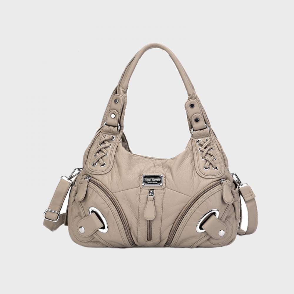 Women Waterproof Anti-theft Multi-pocket Crossbody Bag Shoulder Bag Handbag