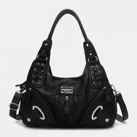 Women Waterproof Anti-theft Multi-pocket Crossbody Bag Shoulder Bag Handbag