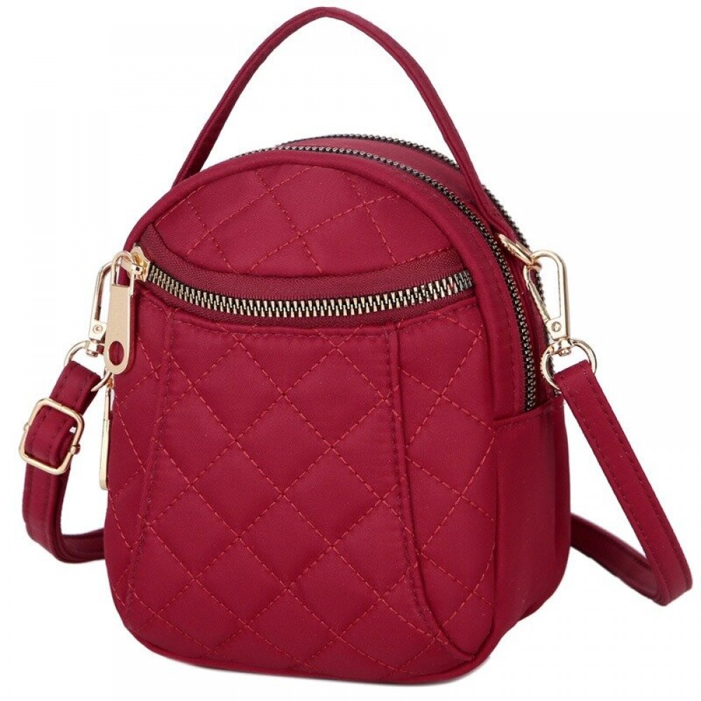 Women Waterproof Argyle Bag Light-weight Crossbody Bag