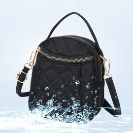 Women Waterproof Argyle Bag Light-weight Crossbody Bag