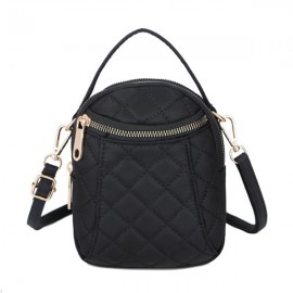 Women Waterproof Argyle Bag Light-weight Crossbody Bag