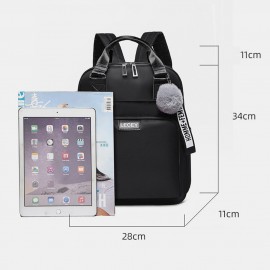 Women Waterproof Backpack Nylon Leisure Backpack