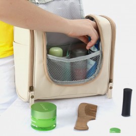 Women Waterproof Folding Storage Bag Hanging Hook Makeup Bag