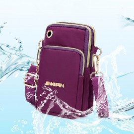 Women Waterproof Headphone Plug Phone Bag Crossbody Bag